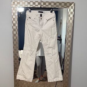 Noir…White Wide Leg Jeans